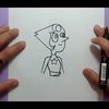 Como dibujar a Perla paso a paso - Steven Universe