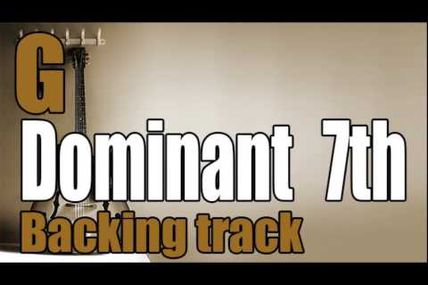 G7 jazz backing track on youtube