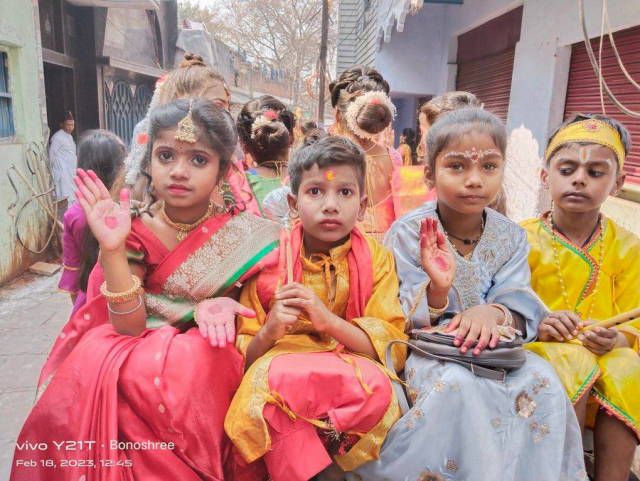 Diaporama : Shivratri au soutien scolaire de Bonoshree