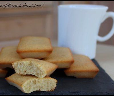 Financiers au citron vert