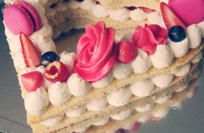 number cake coeur (avec ou sans thermomix ) 