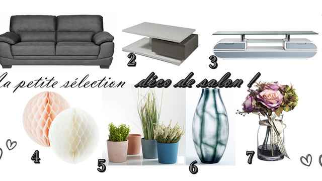 Ma petite sélection "déco de salon" !