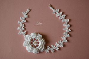 collier ras du cou au crochet