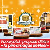 Foodwatch propose d'élire le produit qui est " la pire arnaque de Noël " ! #Shrinkflation - SANSURE.FR