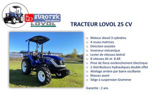 Le tracteur Lovol 25cv fait son petit show !