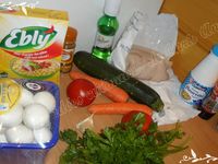 Paupiettes de Merlan aux petits légumes accompagnées d'Ebly sauce curry