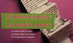 Les mots en boîte, les boîtes à mots