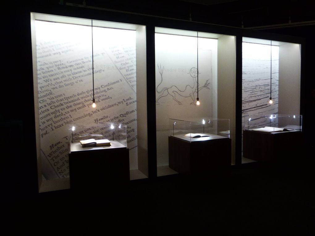Vues de l'exposition publique de la Bibliothèque de Pierre Bergé, Paris, Drouot Richelieu, vente du 11 décembre 2015 © Gilles Kraemer Le Curieux des arts, 8 décembre 2015