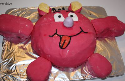 Gâteau d'anniversaire en forme de doudou