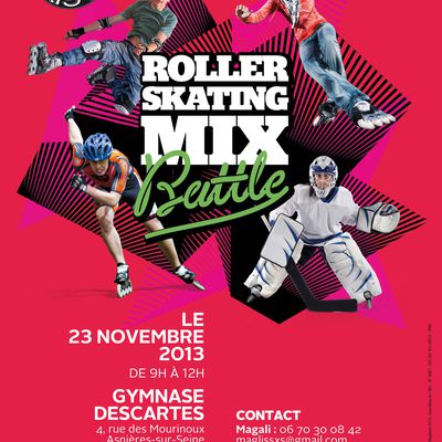 ROLLER SKATING MIX Battle le 23 NOVEMBRE à ASNIERES