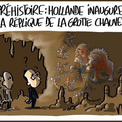 DESSIN de NA : Le FN est un parti préhistorique !