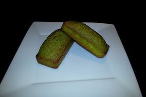 Financiers à la pistache