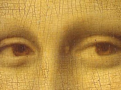 Illusions dans la peinture, le regard de La Joconde
