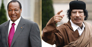 Quelle différence entre la chute de Blaise Compaoré et Muamar Kadhafi ?