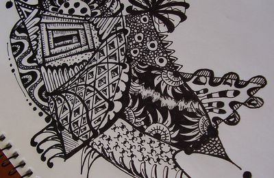 Another Zentangle...on the beach