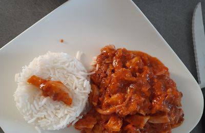 Poulpe à la tomate et au chorizo