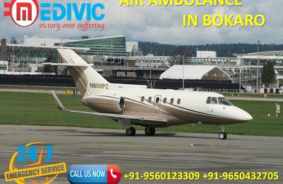 Avail Time Saver Special Private Charter Air Ambulance Services in Bokaro by Medivic