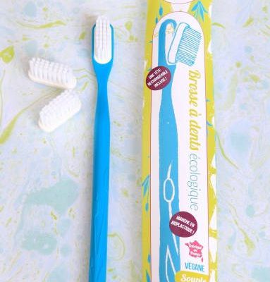 Brosse à dents écologique à tête rechargeable