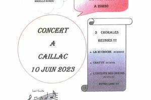 Concert à Caillac le 10 juin 2023