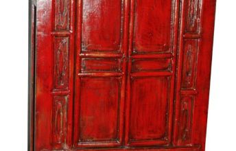 Armoire chinoise rouge antique, un meuble traditionnel