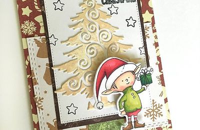Carte de Noël - santa's elves - My favorite things