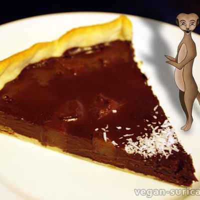 Tarte poire chocolat coco