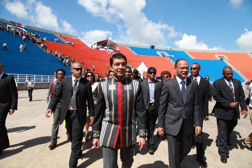 Dans le cadre du IIè anniversaire de la IVèRépublique, le couple présidentiel, Andry et Mialy Rajoelina, a inauguré le «Coliseum de Madagascar» sis à Antsonjombe. 1ère partie. Photos: Harilala Randrianarison