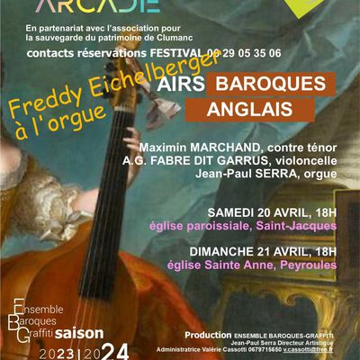 Festival Asse-Arcadie Concerts du printemps 20 et 21 avril 