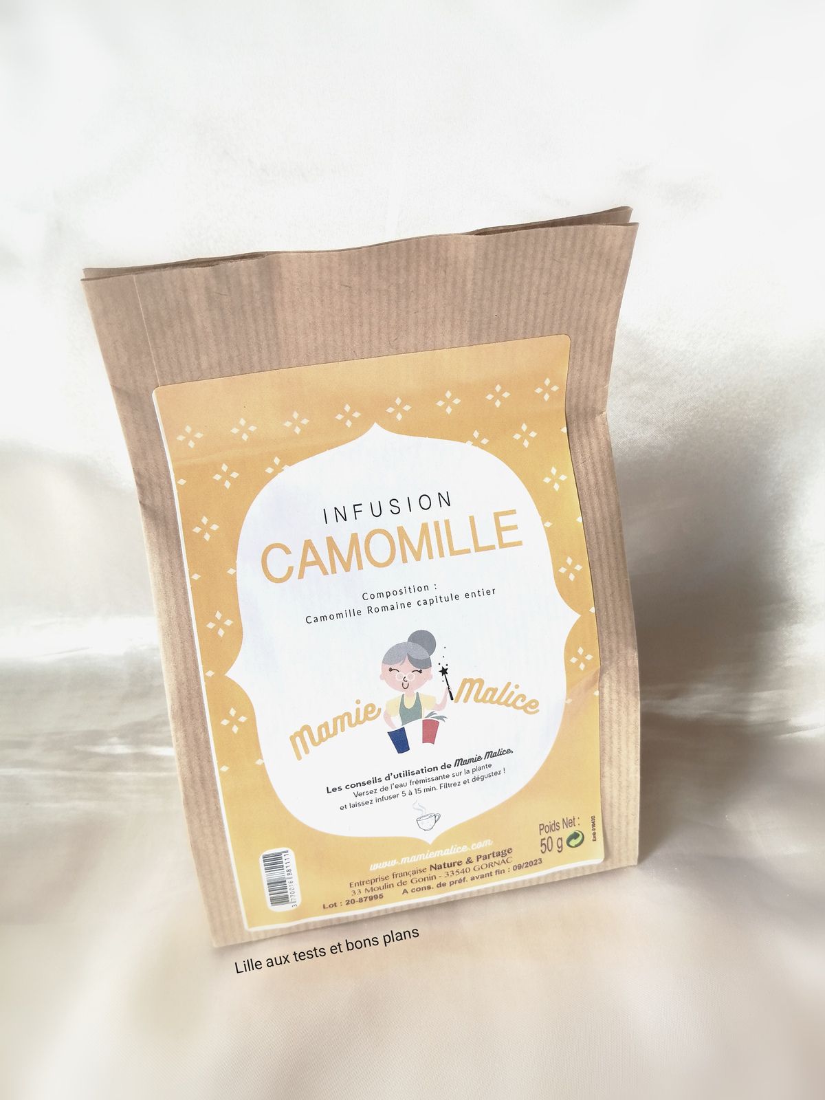 Infusion camomille - 50g - Nature et Partage