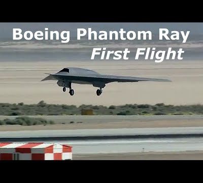 Le premier vol du drone Phantom Ray