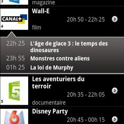 Recevoir les horaires télé sur sa messagerie