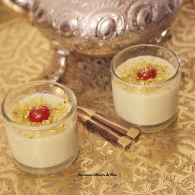 Mhalbi à la pistache 