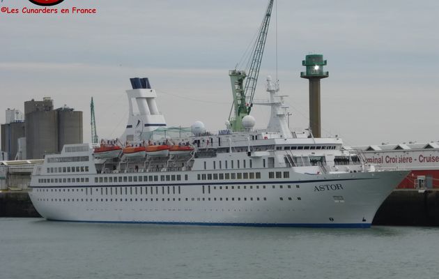 Départ de l'Astor au Havre le 06/11/14.