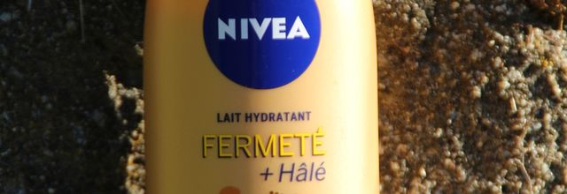 J'ai testé le lait hydratant fermeté + halé de Nivéa, mon avis ! 