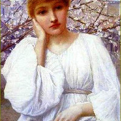 Le printemps et les femmes par les peintres -  Henry Ryland (1856-1924) 