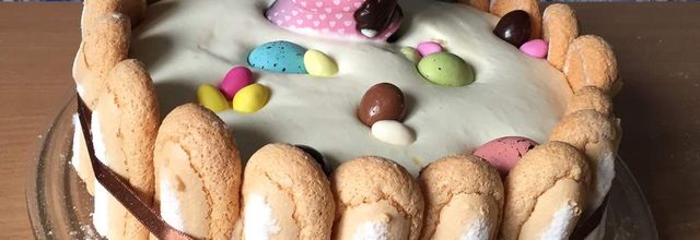 Charlotte de Pâques aux trois chocolats 