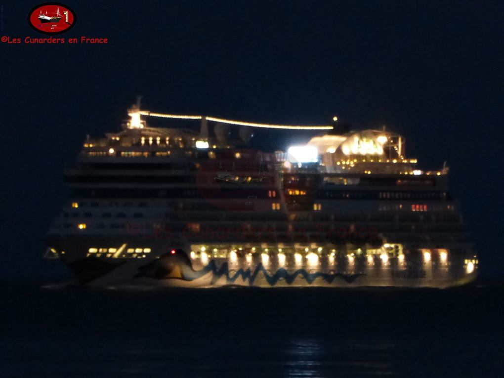 Arrivée de l'AIDAsol au Havre le 22/10/16.