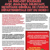 CGT Chimie solidaire du secrétaire de la CGT du Nord - EX Front Syndical de Classe