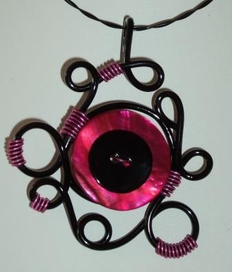 Pendentifs en fil d'alu