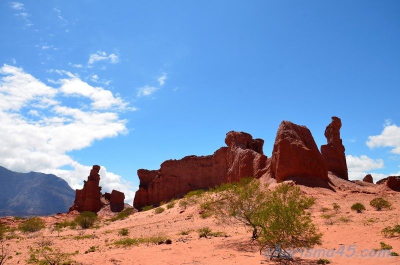Quebrada de las Conchas - Los Colorados, Argentine en camping-car