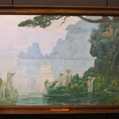 Les Nymphes, la forêt et la mer, tableau de Francis Aubertin