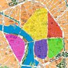 Around town (map of Toulouse)