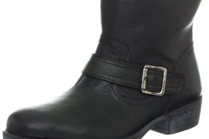 Salest Steve Madden Women’s Jaimee Ankle Boot,Black Leather,8.5 M US