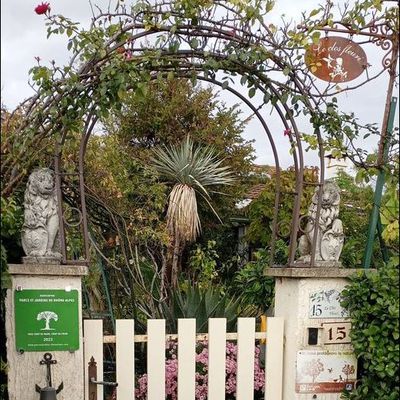 Visite du jardin Le Clos fleuri à Chabeuil dans la Drôme 