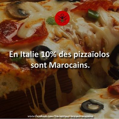 10% Des Pizzaïolos en Italie sont Marocains !