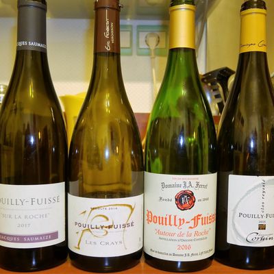 Une dégustation de Pouilly-Fuissé