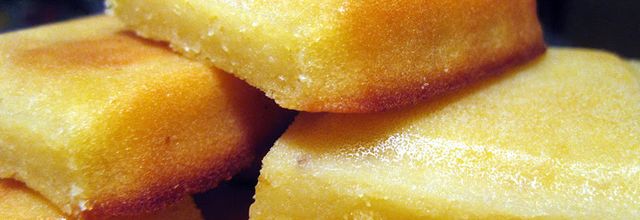 Financiers au citron et limoncello