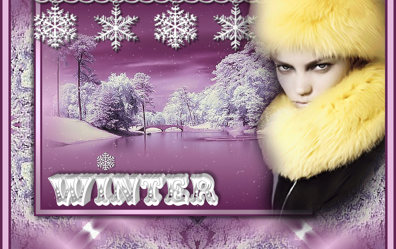 "Winter" - Mauve...