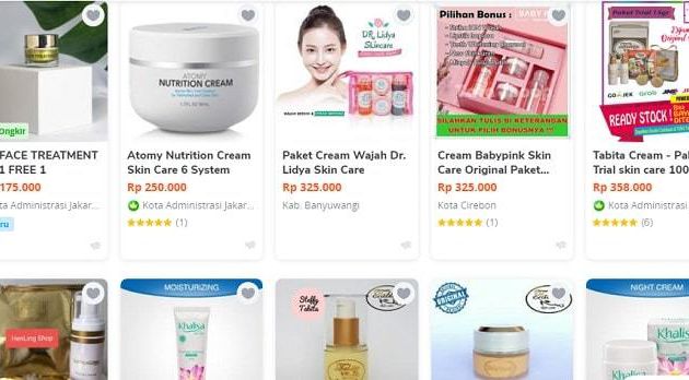 Daftar Harga Cream Skin Care di Surabaya 