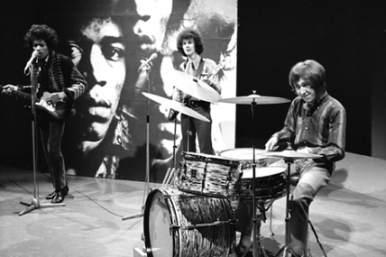 December 29th 1966, The Jimi Hendrix Experience made their debut on the UK TV show Top Of The Pops performing 'Hey Joe'.